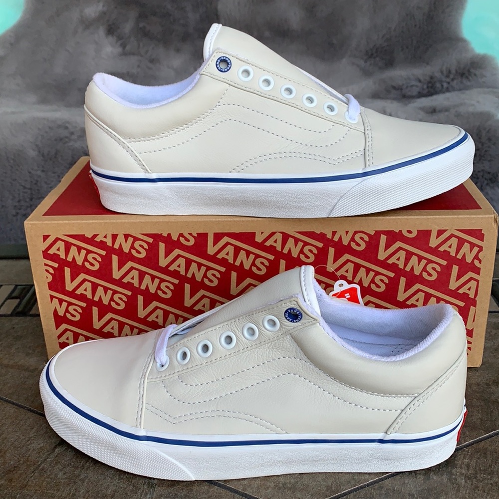 VANS OLD SKOOL BUTTER LEATHER True White/WMNS - Picture 4 of 16